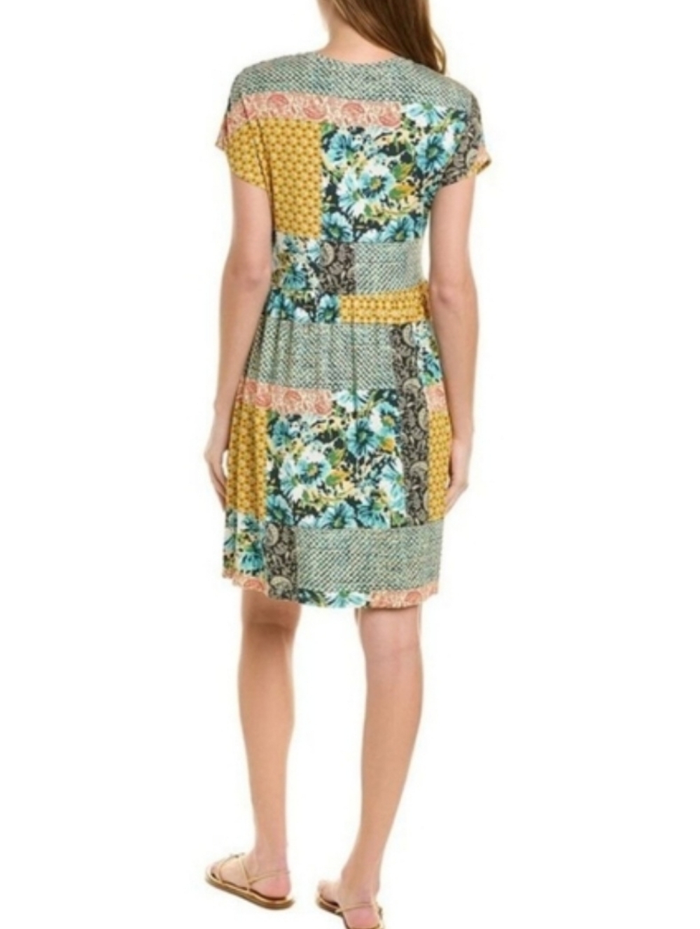 Johnny‎ Was Paisley Block Print Tee Dress - Picture 2 of 7